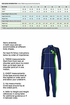 Girls Full Body Swimsuit Stinger Suit Long Sleeves UV Protection UPF50+  Navy Blue (Chlorine Resistant)