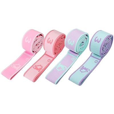  Lenwen 8 Pcs Elastic Yoga Stretching Strap 39.37 Inch