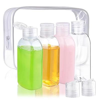 Clear Plastic Empty Squeeze Bottles With Flip , Tsa Travel Bottle For  Liquid Toiletries, Shampoo, Conditioner & Lotion, Refillable Containers,  Bpa Free - Temu