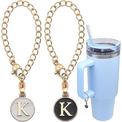  MOTAIN Letter Charm Accessories For Stanley Cup,Name Id  Letter Handle Charm For Stanley Tumbler,Water Cup Handle Identification Letter  Charm