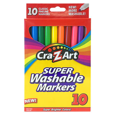 Crayola 588106 Washable Super Tips Markers, Assorted, 20/Set