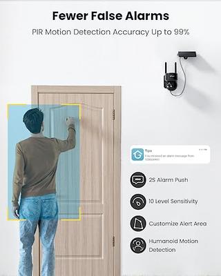 ieGeek Security Cameras Wireless Outdoor - Smart 2K Solar WiFi Camera  System with 360°PTZ for Home Surveillance, Battery Powered Cam with Night  Vision, Motion Sensor, Spotlight, AI, Works with Alexa - Yahoo Shopping