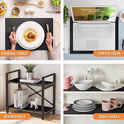 Drawer Liners EVA Anti-slip Kitchen Shelf Liner Drawer Mat Tableware Mat  Cabinet Liner for Kitchen Shelves Drawer Table mat