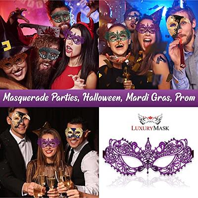 Lace Masquerade Mask for Women, Sexy Lace Mask for Masquerade Party Prom  Ball Dance Halloween Mardi Gras Cosplay Accesorry