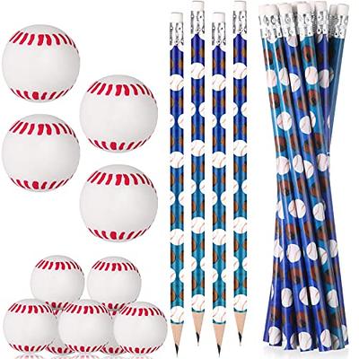 48 Pcs Sports Pencils with Eraser for Kids Ball Pencils Baseball Football  Basketball Soccer Pencils Sports Themed Pencils HB Boys Drawing Pencils