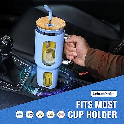 Glass Cups With Lids And Metal Straws, Iced Coffee Cups With Bamboo Lids,  Cute Boba Cup With Non-Slip Sleeve, Clear Drinking Glasses For Bubble Tea,  S - Yahoo Shopping