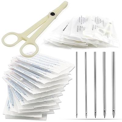 BodyAce 10PCS Curved Piercing Needles, Stainless Steel Ear Nose Piercing  Kits, Disposable Precision Sterilized Piercing Tools for Belly Labret  Piercing [14G(1.6mm)] - Yahoo Shopping