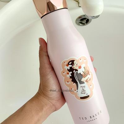 Using Stickers To Decorate Your Water Bottle