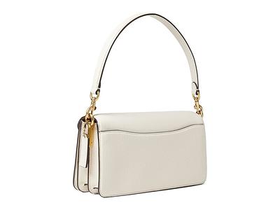 Coach Tabby 20 Polished Pebble Leather Mini Shoulder Bag WHITE *NEW IN BOX