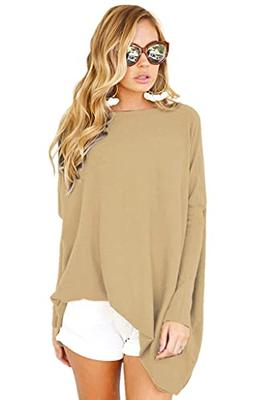 Oversized Tops Fall Tunic Tshirts Shirts Long Sweaters to Wear