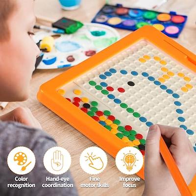 Magnetic Drawing Board Doodle Sketch Pad for 1-3 Year Old Toddler  Girls/Boys Birthday Toy Orange 