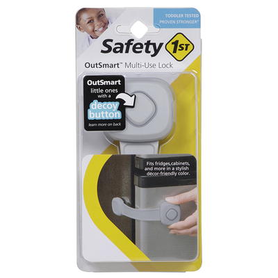 Safety 1st OutSmart Toilet Lock, White, 1 Count (Pack of 1)