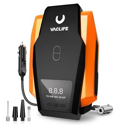 VacLife Tire Inflator Portable Air Compressor - Air Pump for Car