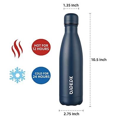 BJPKPK Insulated Water Bottles with Straw Lid, 40oz Large Water