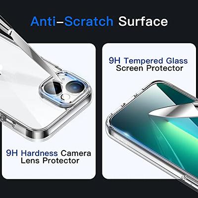  JETech Case for iPhone 13 Mini 5.4-Inch, Non-Yellowing  Shockproof Phone Bumper Cover, Anti-Scratch Clear Back (Clear) : Cell  Phones & Accessories