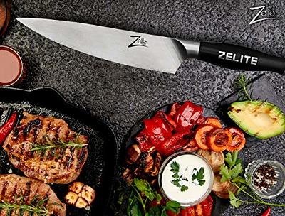 Zelite Infinity Cleaver Knife 7 inch - Comfort-Pro Series - German High Carbon Stainless Steel - Razor Sharp