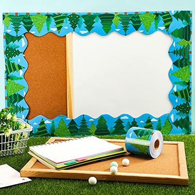 camping border paper