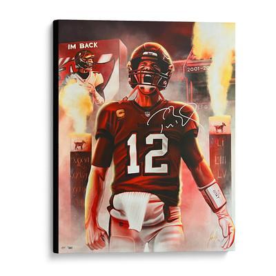 Tom Brady Tampa Bay Buccaneers Autographed 16 x 20 Photo Print - Art and Signed by Brian Konnick Limited Edition of 12