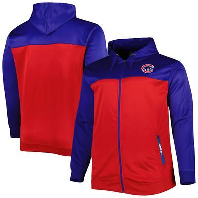 Chicago Cubs Mitchell & Ness Big & Tall Satin Full-Snap Jacket - Royal