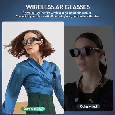 INMO Air 2 AR Glasses Wireless, Smart ChatGPT AR Glasses with 1080P Micro- OLED Virtual Theater, Augmented Reality Glasses with Camera,10 Languages  Translation,Watching Movies,Phone Calls,Teleprompter - Yahoo Shopping