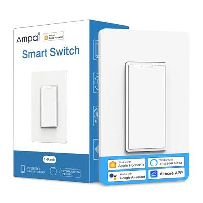 Sanoxy 3-Gang Wi-Fi___33 Smart Wall Touch Light Switch Glass Panel Compatible for Alexa/Google App