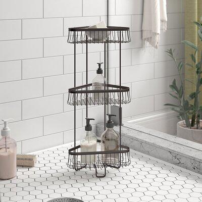 Yamazaki Free Standing 4-Tier Shower Caddy