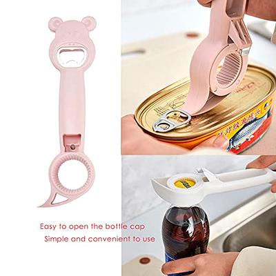 Jar Opener, 4 in 1 Multi Function Can Opener Bottle, Multi Kitchen Tool for  Jelly Jars