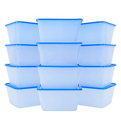 Promoze 50-Pack Meal Prep Plastic Microwavable Food Storage