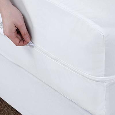 Microfiber Hypoallergenic Waterproof Mattress Cover Protector Encasement,  16 Inches Deep, Full