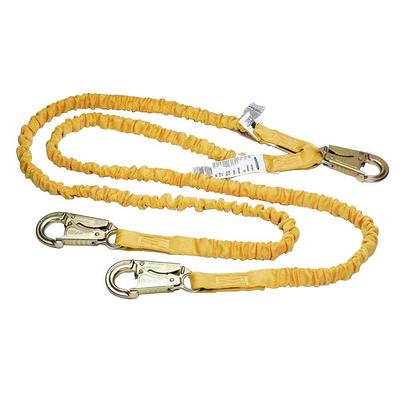 Werner 6 ft. SoftCoil Twin Leg Lanyard (Energy Absorbing Inner