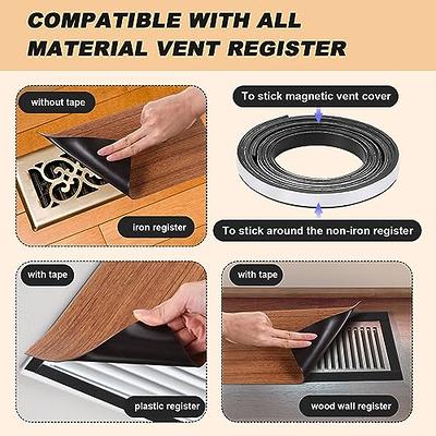 DIYMAG 8Pack Strong Magnetic Vent Covers, Vent Covers for Home Floor  Standard Air Registers, 5.5 inch X 12 inch Air Vent Covers for Floor Wall  and
