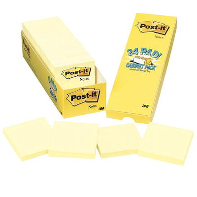 Post-it® Transparent Notes 600-TRSPT, 2-7/8 in x 2-7/8 in (73 mm x 73 mm),  1 Pad/Pack, 36 Sheets/Pad