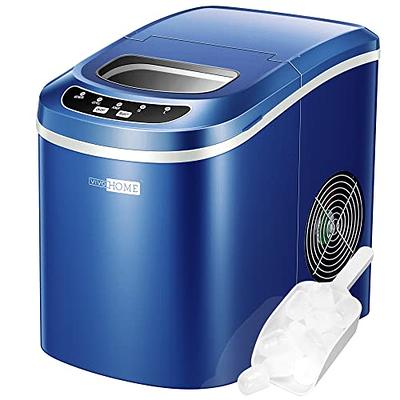 Costway Portable Compact Electric Ice Maker Machine Mini Cube 26lbs/day Sliver