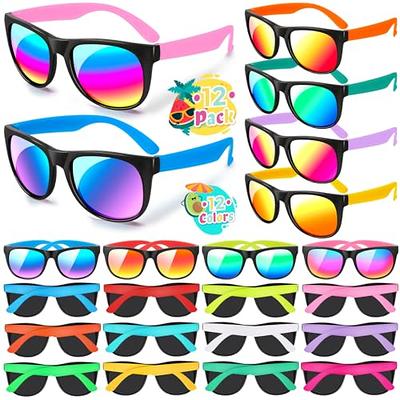 MIAHART 16 Packs Kids Party Sunglasses Neon Color Sunglasses Bulk for  Outdoor Beach Wedding Party Kids Birthday Party Supplies - Yahoo Shopping