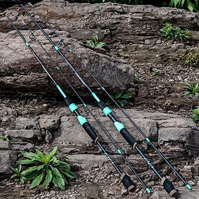 One Bass Fishing Pole 24 Ton Carbon Fiber Casting and Spinning Rods - Two  Pieces, SuperPolymer Handle Fishing Rod for Bass Fishing, Spinning Rods 