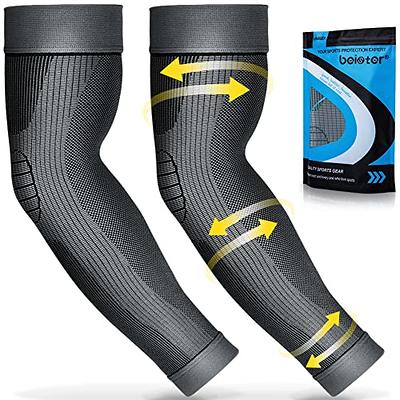 Compression Arm Sleeves Sports Gym Arthritis Lymphedema UV Protection Men  Women