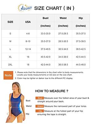 Aleumdr Short Puff Sleeve Square Neck One Piece Swimsuits for