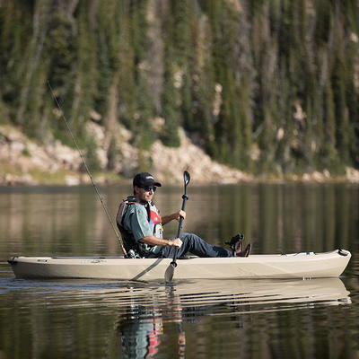 Lifetime Tamarack Angler Sit on Top 10ft Kayak (Paddle, Rod Holder Included)