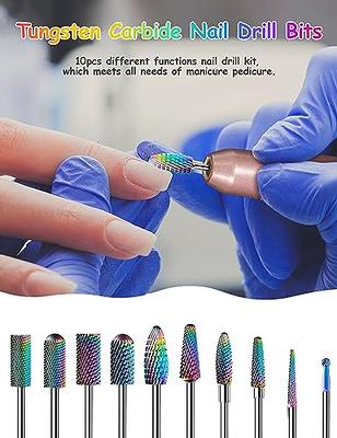 A K Homes -Nail Art Tools, Grinding Head Nail Drill Bit Set, Acrylic Nails  9Pcs for Nail Salon Natural Nails Diy Nail Art Personal Manicure :  Amazon.in: Beauty
