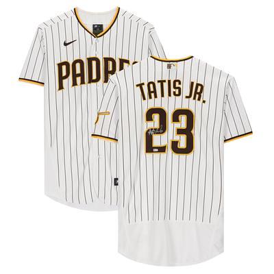 Youth Nike Fernando Tatis Jr. Gold San Diego Padres Player Name & Number T- Shirt