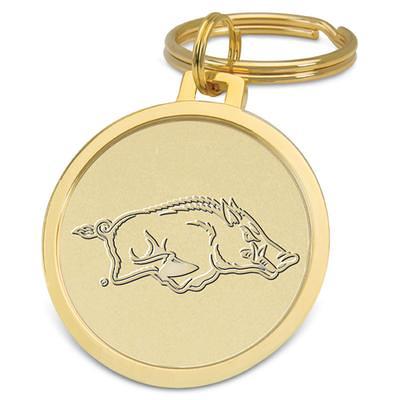 Gold Kentucky Wildcats Splitwire Key Ring