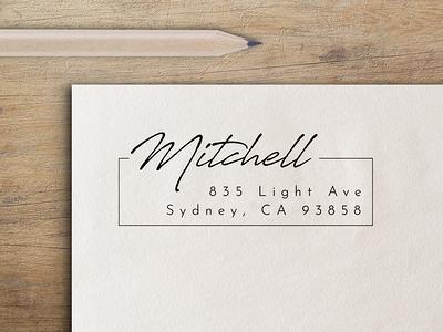 Return Address Stamp, Custom Return Address Stamp, Self Ink Stamp