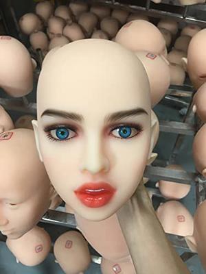 LOERSS Silicone Doll Head, Advanced Hair Transplant or Wig,Makeup