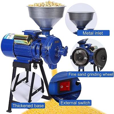 Commercial Electric Grain Mills, 3800W Wet Dry Cereals Grinder Electric  Grain Grinder Corn Mill Heavy Duty 110V Commercial Grain Grinder Machine  Rice Corn Grain Coffee Wheat Feed Mill - Yahoo Shopping