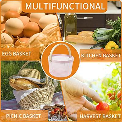 Oumilen Kitchen Countertop Basket Organizer Produce Storage Basket with  Wood Lid 1-Piece PSHK041 - The Home Depot