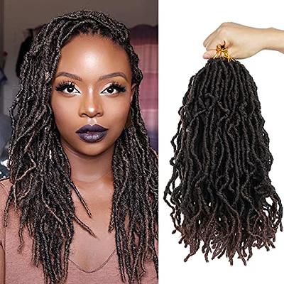 14 Inch New Faux Locs Crochet Hair 6 Packs Natural Soft Locs