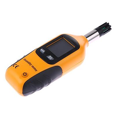 Temperature and Humidity Gauge Meter with Backlight Digital Psychrometer  Thermometer Hygrometer Dew Point and Wet Bulb Temperature Battery Included