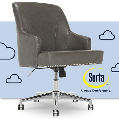 Heavy-Duty Bonded Leather Commercial Office Chair with Memory Foam