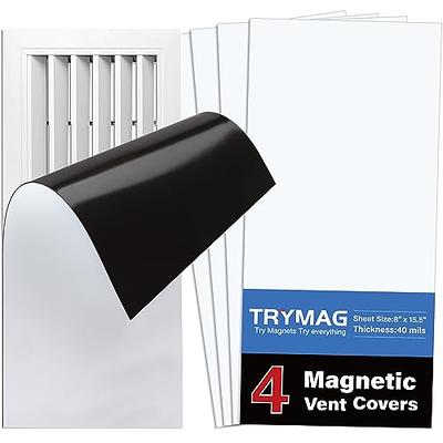 TRYMAG Strong Floor Vent Covers 8x15, 4 Pack Magnetic Vent Covers for  Home Floor Standard Air Registers，Air Conditioner Vent Covers for Wall, Air  Register, Ceiling Vents，RV, Home HVAC and AC Vents 