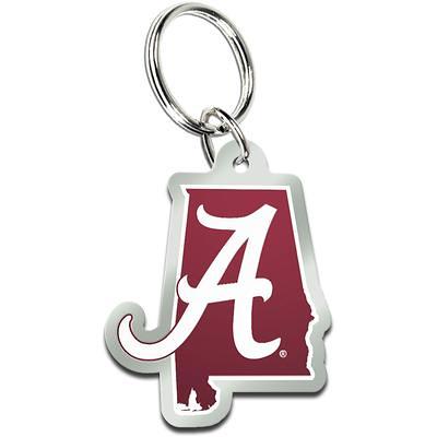 Gold Alabama Crimson Tide Personalized Key Ring